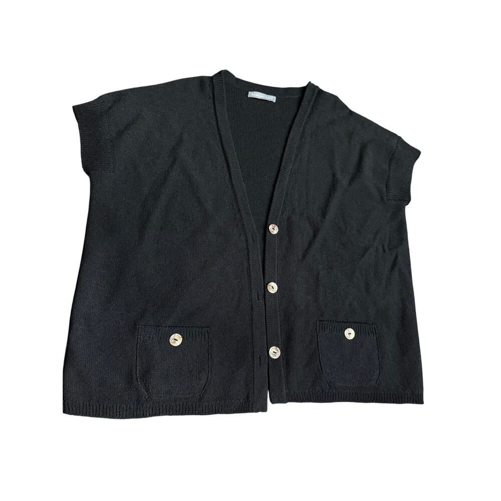 Barbara Katz short sleeve cardiagn viscose womens medium
